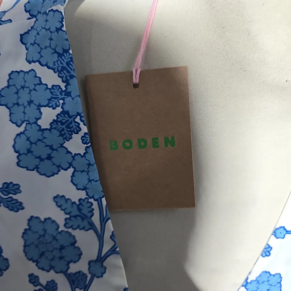 BODEN BLUE FLORAL WRAP MAXI DRESS – WOMEN'S CLOTHING 14R