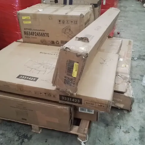 PALLET OF INCOMPLETE FURNITURE SETS