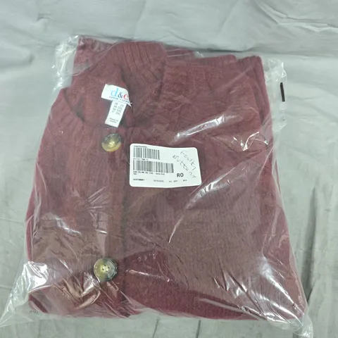 DENIM & CO. BUTTON THROUGH CARDIGAN - 3XL