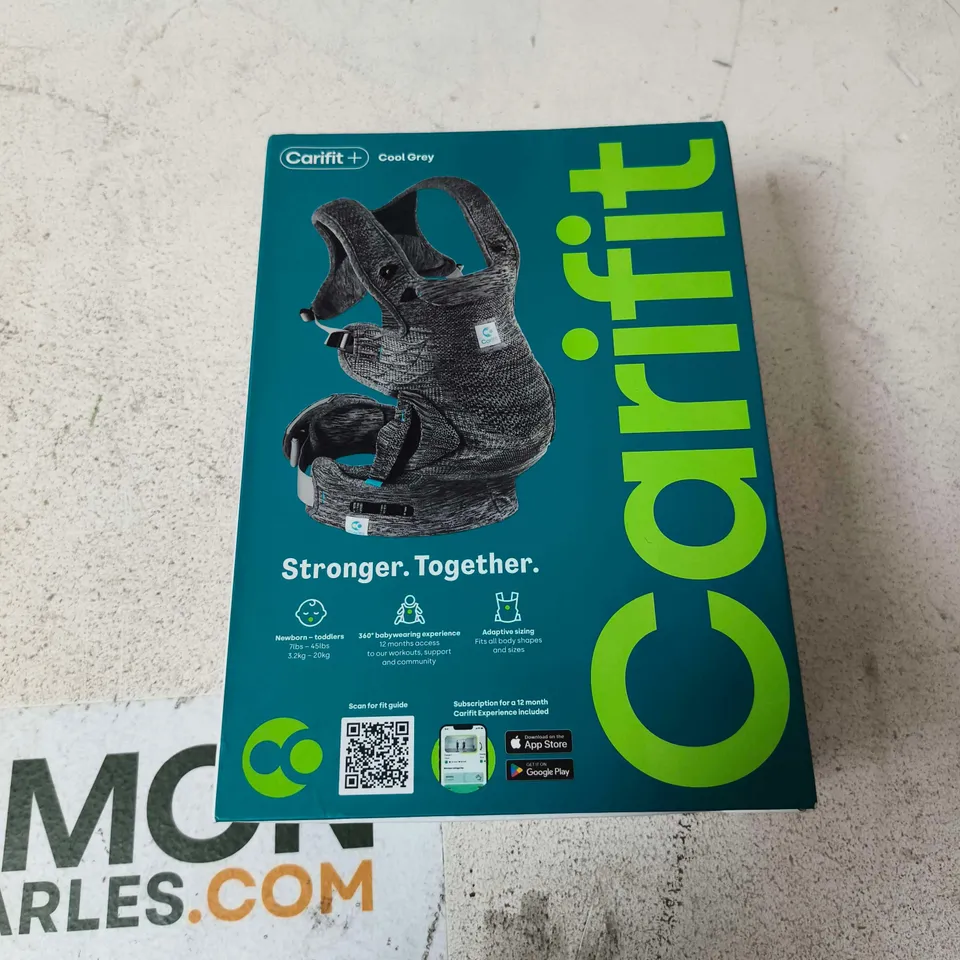 CARIFIT+ BABY CARRIER – COOL GREY