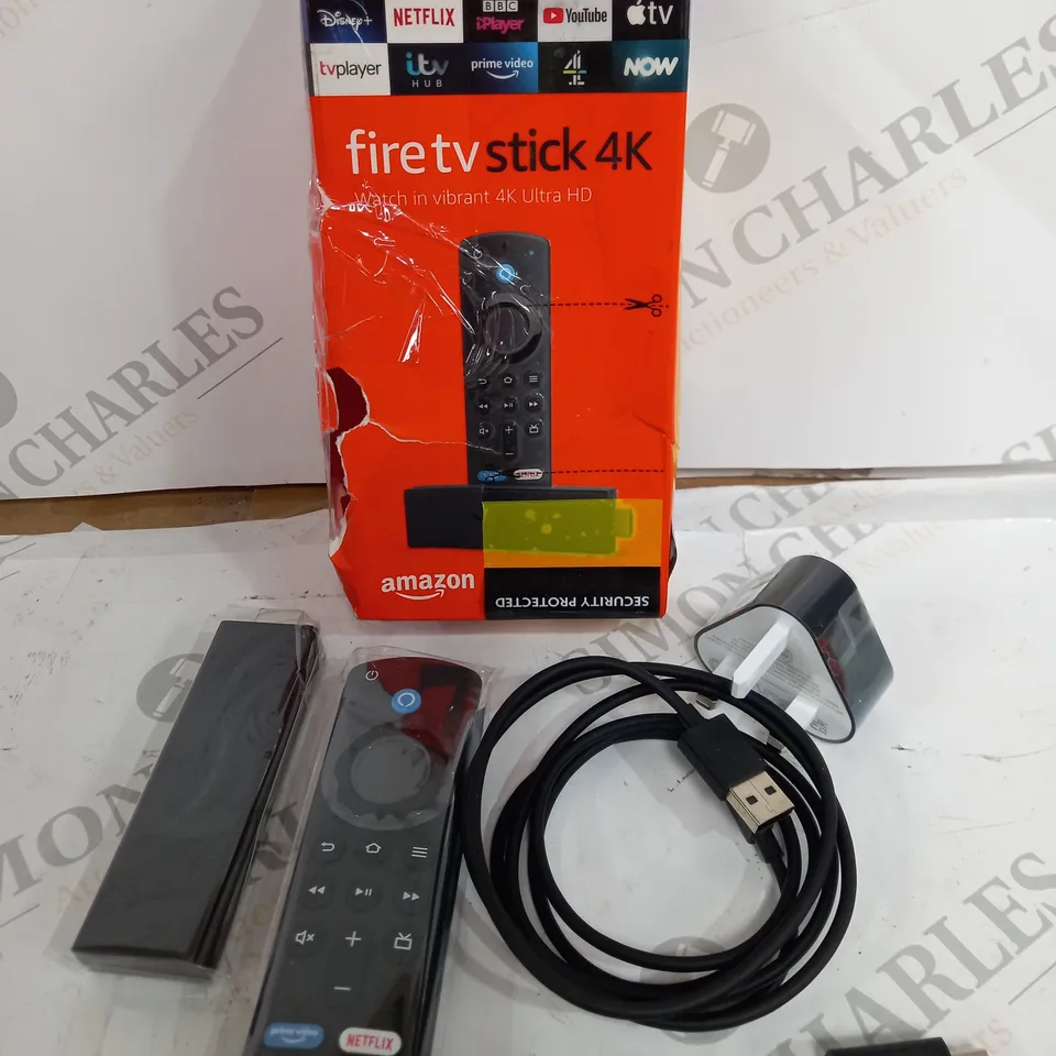AMAZON FIRE TV STICK 4K BLACK 
