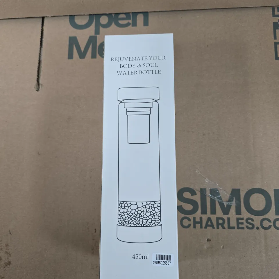 SMART WATER BOTTLE 450ML WITH INFUSER AND GREY SLEEVE