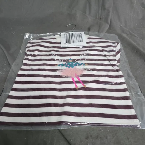 JOHN LEWIS KIDS STRIPY TOP WITH FAIRY 4 YEARS OLD