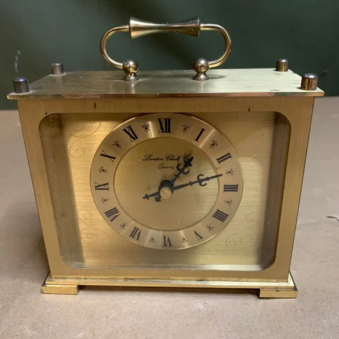 LONDON CLOCK COMPANY CHROME SMALL MANTLE CLOCK
