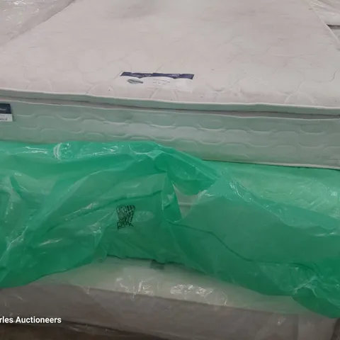 THREE ASSORTED SILENTNIGHT KINGSIZE MATTRESSES, INCLUDING PILLOWTOP, GELTEX & 1000 POCKET