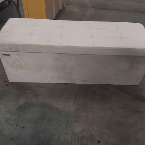 SONGMICS VELVET STORAGE OTTOMAN