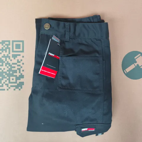 TUFFSTUFF PRO WORK JUNIOR TROUSERS IN BLACK SIZE 11-12