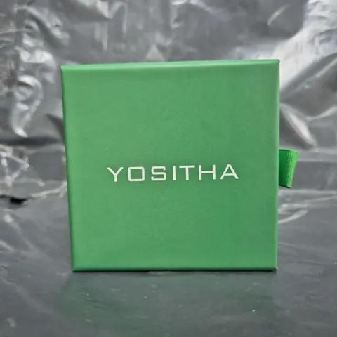 BOX OF APPROXIMATELY 280 YOSITHA JEWELLERY CASES IN GREEN