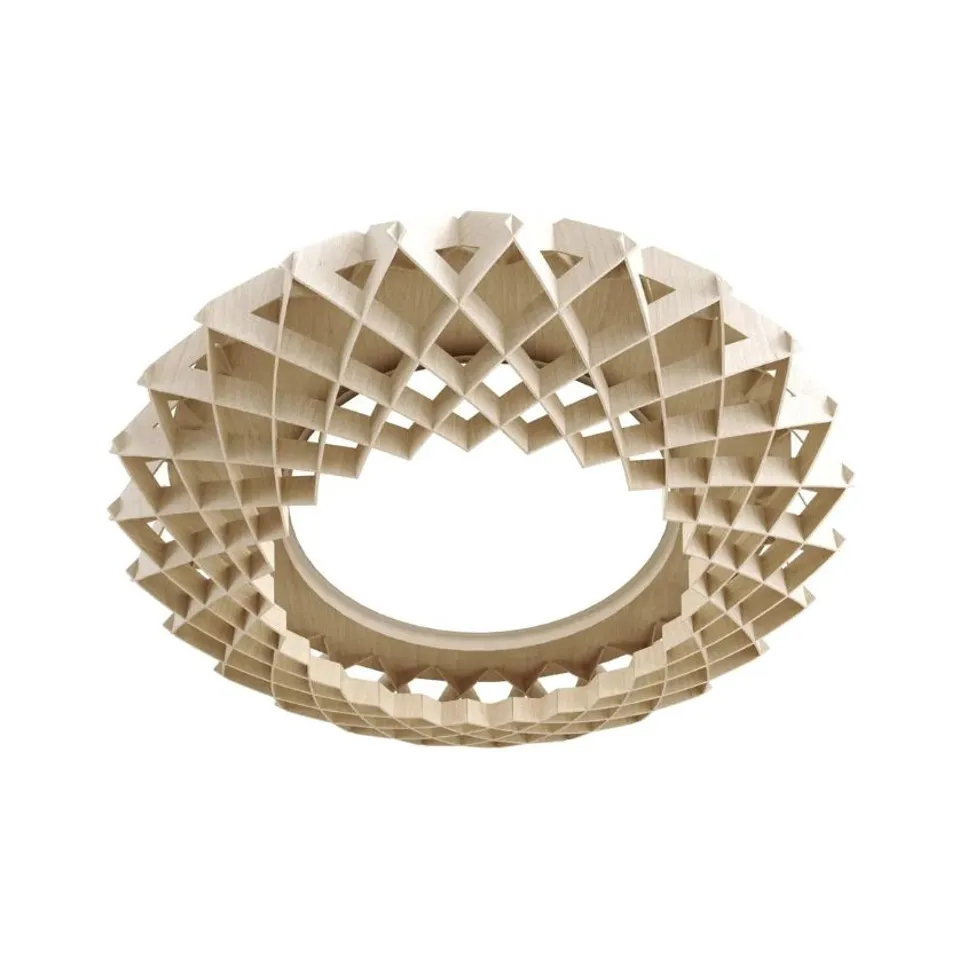BRAND NEW BOXED PILKE SIGNATURE 45 CEILING LIGHT BIRCH - P15121 (1 BOX) RRP £599