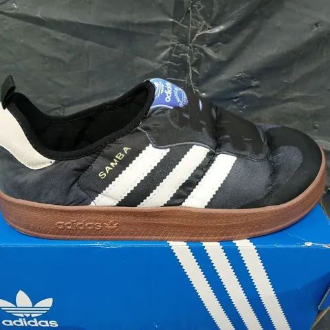 BOXED OF ADIDAS PUFFYLETTE SHOES -  UK SIZE 12