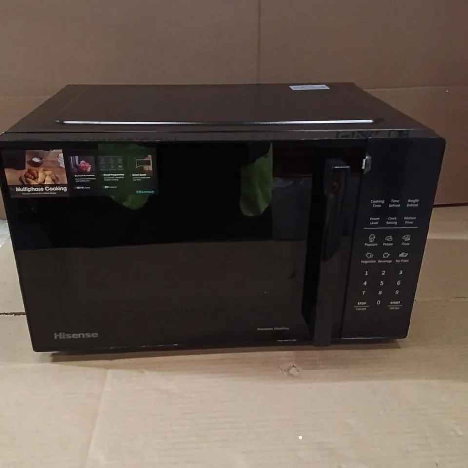 BOXED HISENSE MICROWAVE OVEN BLACK H25MOBS7HUK
