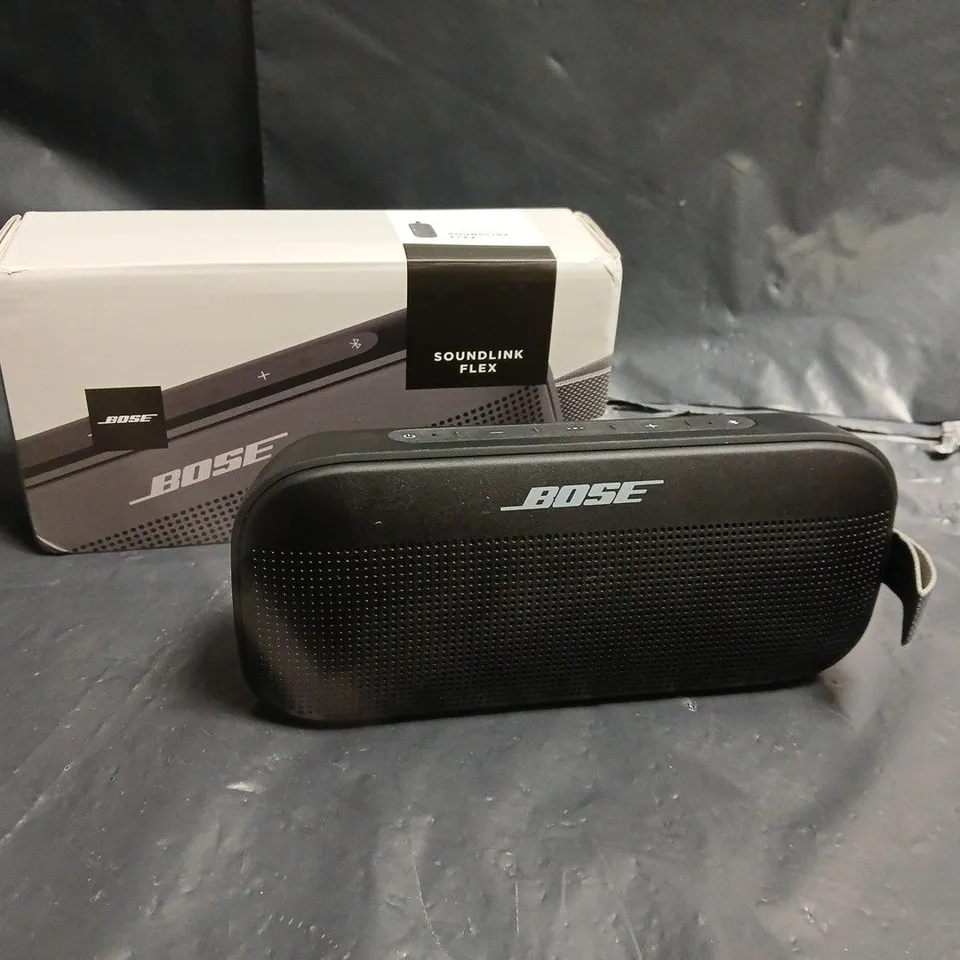 BOSE SOUNDLINK FLEX BLUETOOTH SPEAKER – BLACK (WITH BOX)