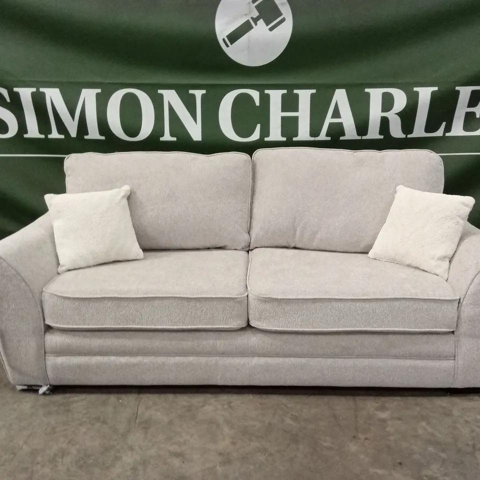 TRINITY FABRIC 3 SEATER SOFA - NATURAL RRP £1099