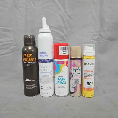 APPROXIMATELY 10 ASSORTED ITEMS TO INCLUDE GARNIER, HAIR SPRAY, ETC - COLLECTION ONLY