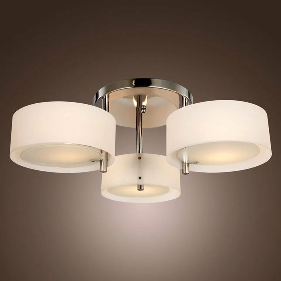 BOXED OAKHILL 3-LIGHT SEMI FLUSH MOUNT