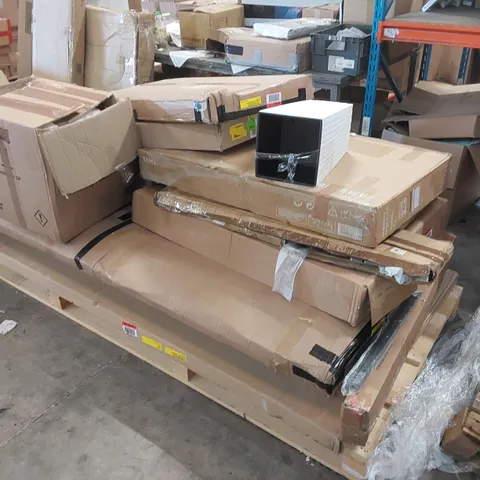 PALLET OF ASSORTED CONSUMER PRODUCTS/FURNITURE PARTS 