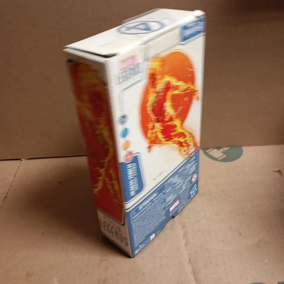 BOXED MARVEL LEGENDS SERIES HUMAN TORCH FIGURE – THE FANTASTIC FOUR (FIRST STEPS)