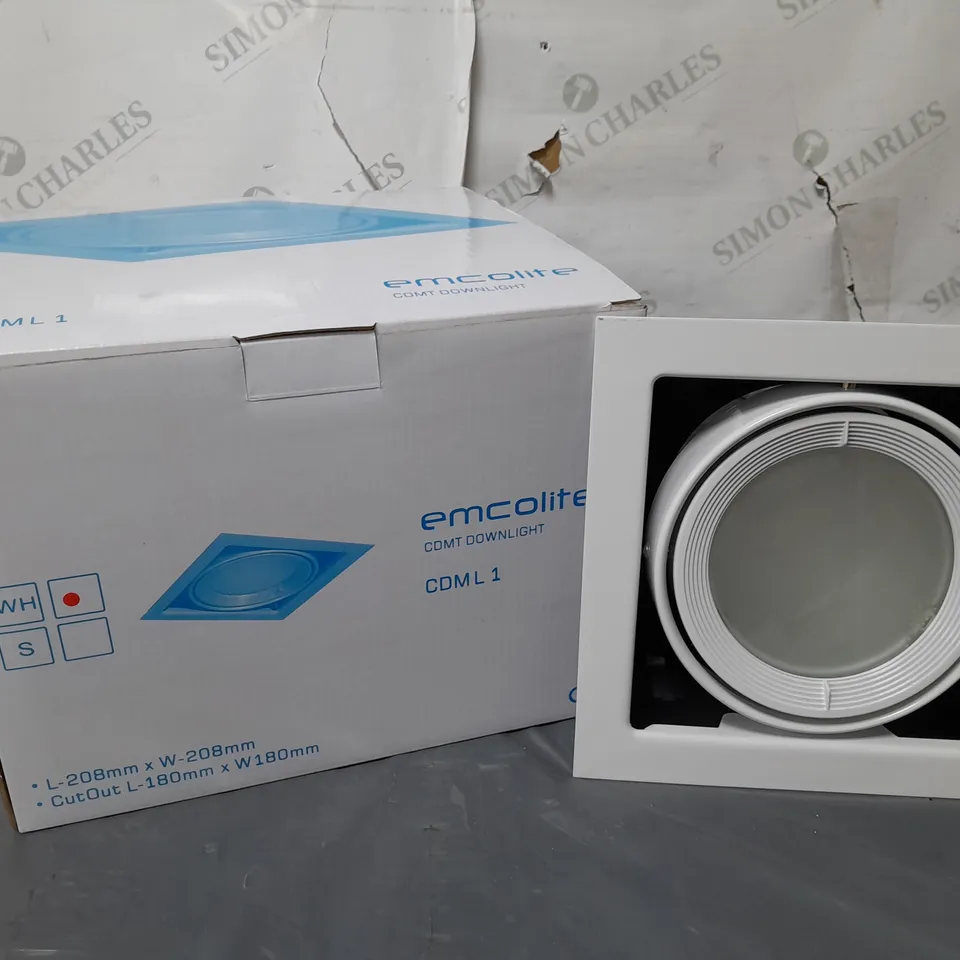 4 BOXED EMCOLITE 1 HEAD CDMT DOWNLIGHTS (CDML1)