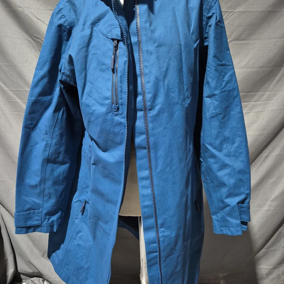 SEASALT CORNWALL COVERACK COAT IN BLUE SIZE UK 14