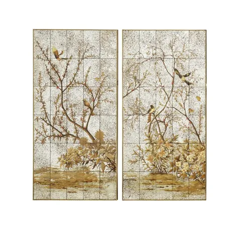 BOXED OKA PHAETHON MIRRORED WALL ART PANELS