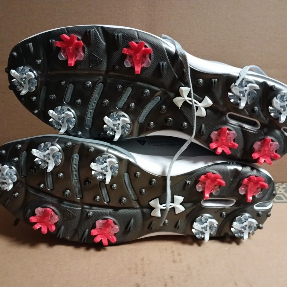 UNDER ARMOUR UA DRIVE PRO WIDE GOLF SHOES – GREY, UK 10 (US 11, EU 45) – MEN'S