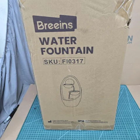 BREEINS WATER FOUNTAIN – PET DRINKING FOUNTAIN, BOXED