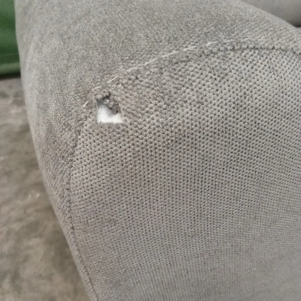 SHAY 3 SEATER FABRIC STANDARD BACK SOFA - GREY RRP £749