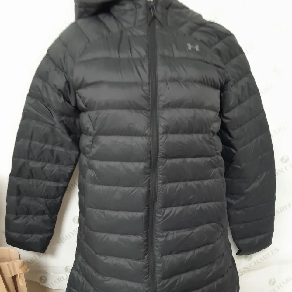 UNDER ARMOUR WOMENS PITCH GREY PARKA - SIZE 8