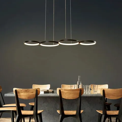 BOXED CERMENHO 4 - LIGHT BLACK LED LINEAR PENDANT 