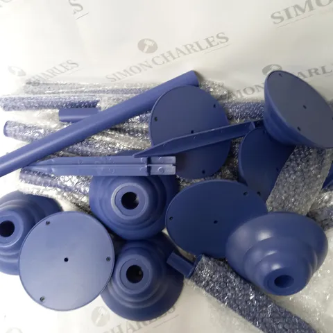 OUTDOOR GARDEN LIGHT PARTS IN BLUE