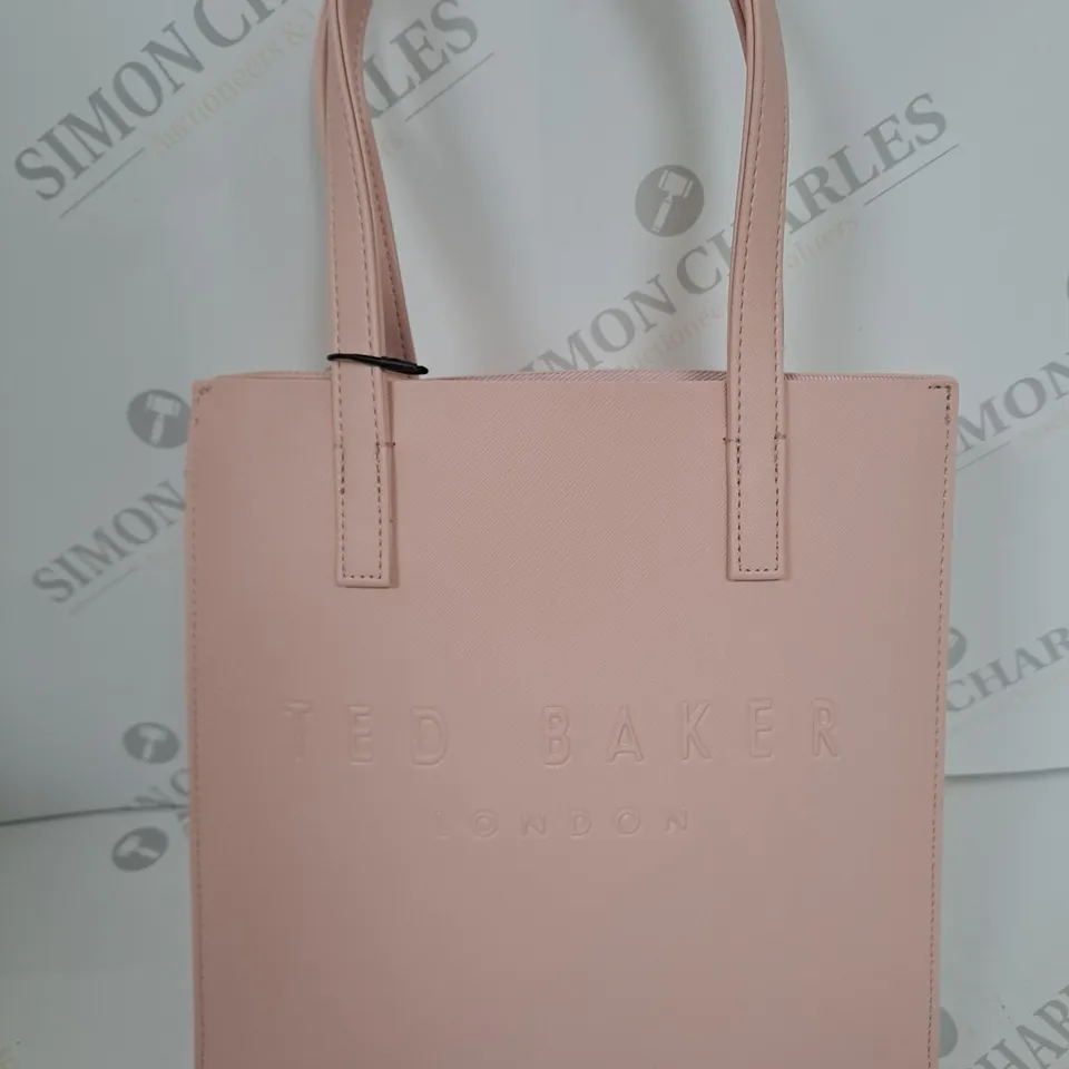 PINK CROSSHATCH ICON BAG