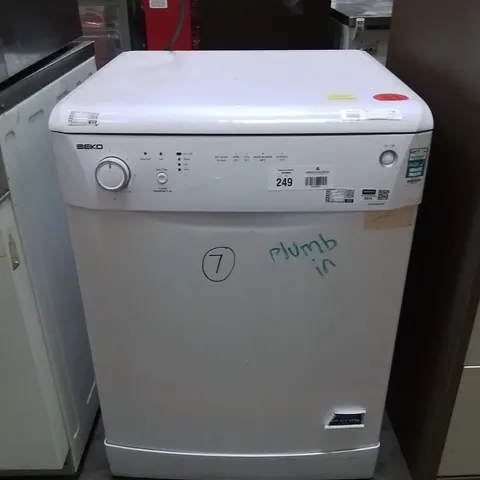 BEKO UNDER COUNTER DISHWASHER IN WHITE
