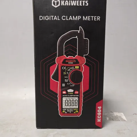 BOXED KAIWEETS DIGITAL CLAMP METER