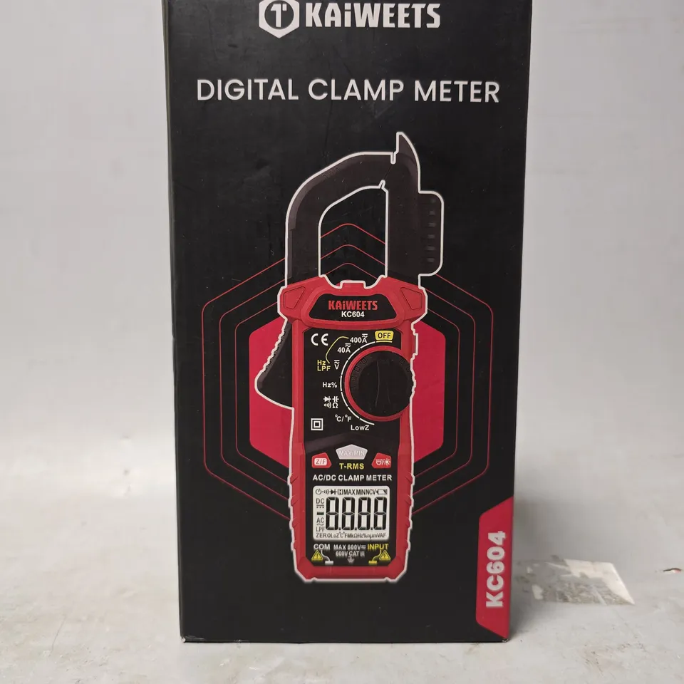 BOXED KAIWEETS DIGITAL CLAMP METER 