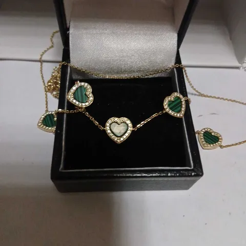 DIAMONIQUE 0.7CT TW HEART 45CM NECKLACE STERLING SILVER 