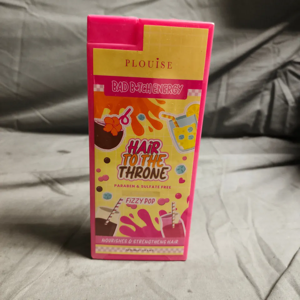 PLOUISE BAD BITCH ENERGY HAIR TO THE THRONE – HAIR CARE TREATMENT BOX (PINK)