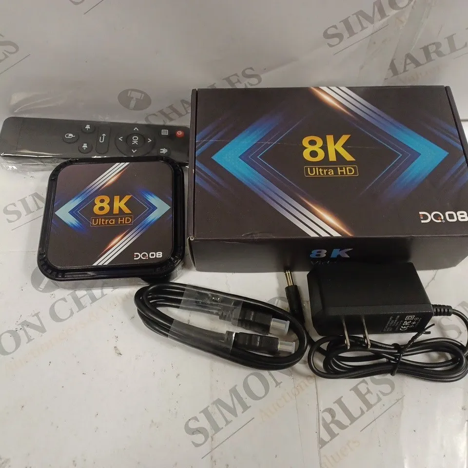 BOXED DQ08 ROHS 8K ULTRA HD TV BOX