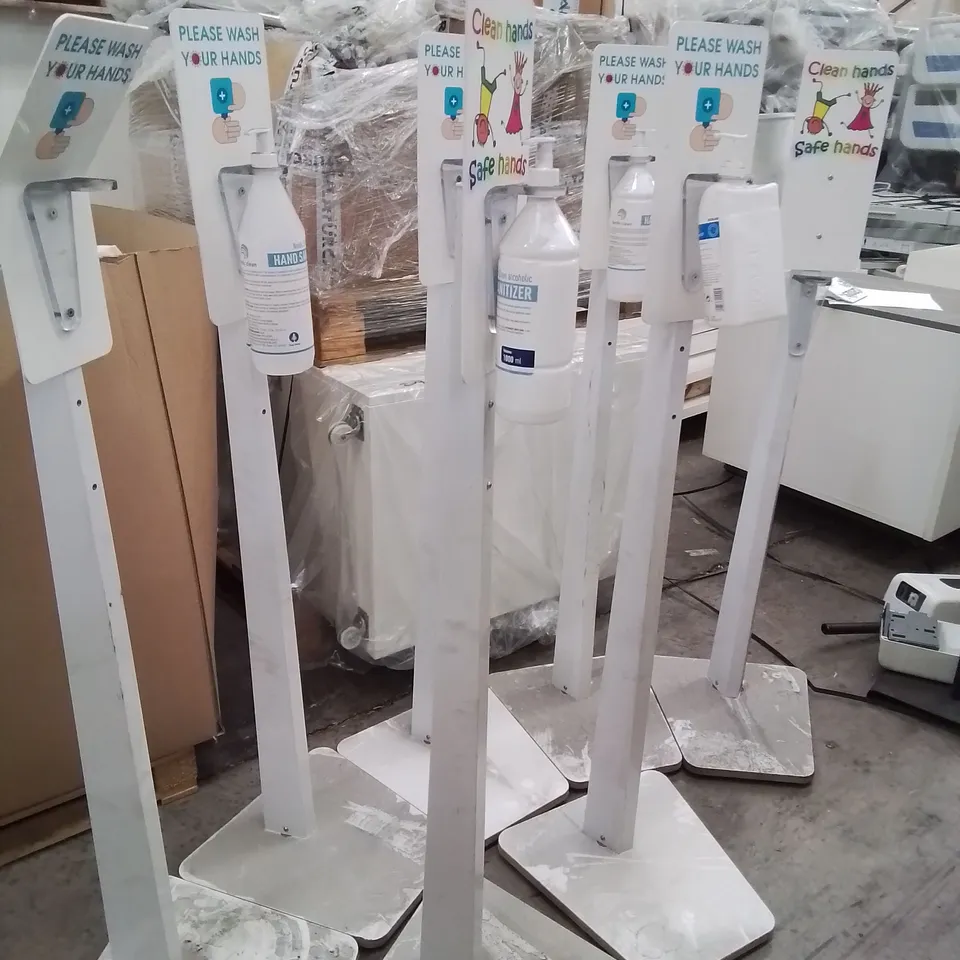 SEVEN HAND SANITISER STANDS