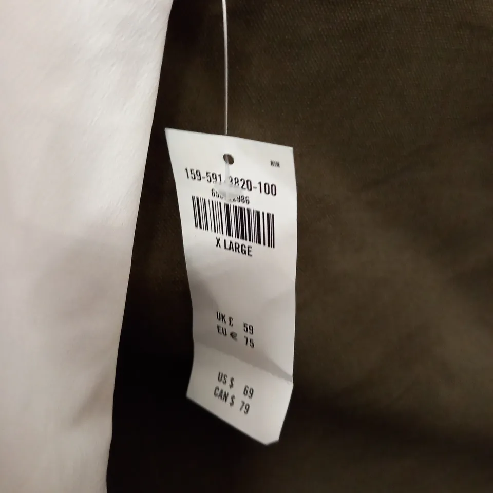 ABERCROMBIE & FITCH WHITE SQUARE NECK DRESS WITH SHORT IN LAY - XL