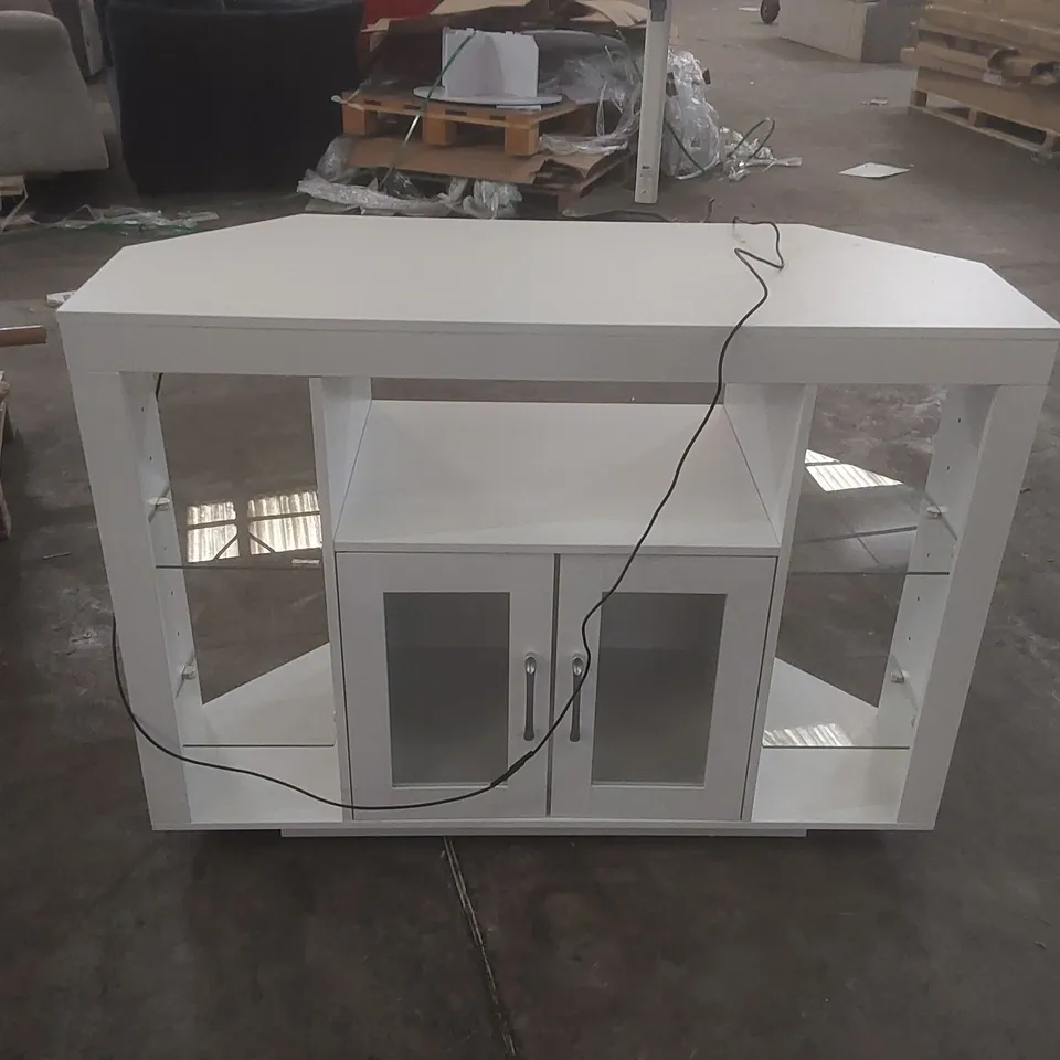 TV STAND FOR TVS UP TO 42" COLOUR: WHITE