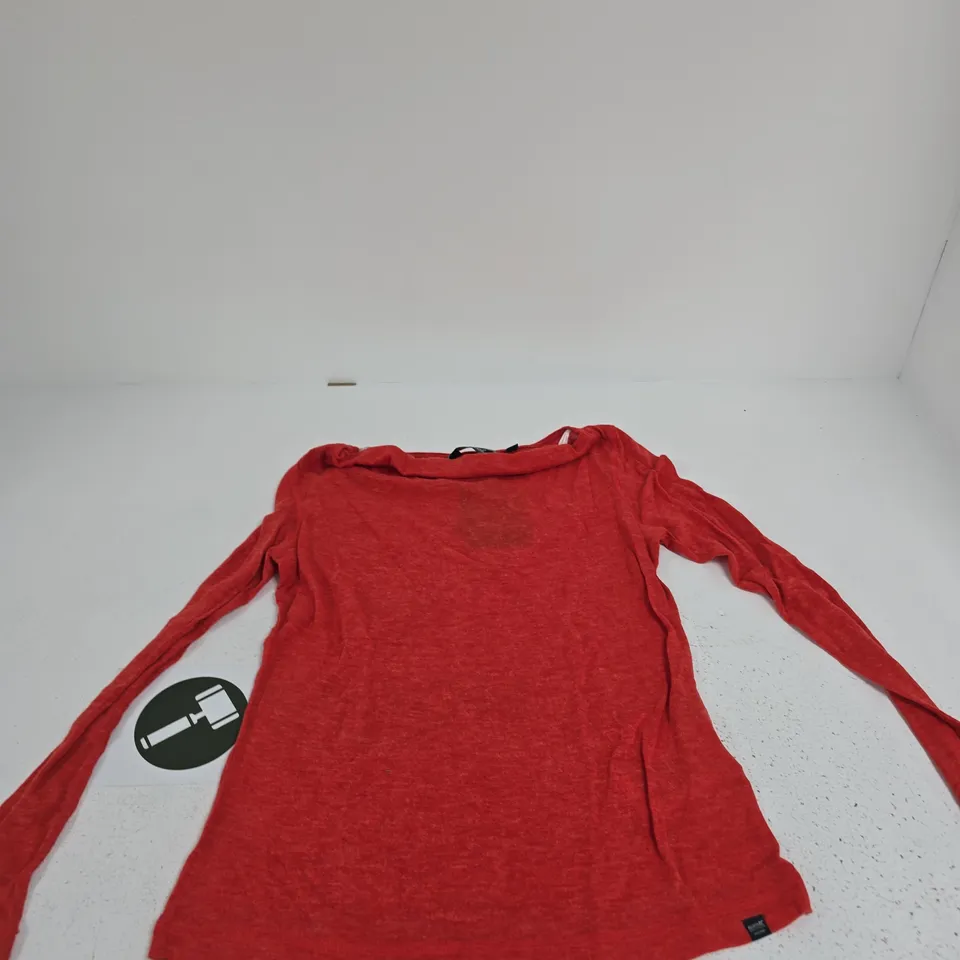 REGATTA GREAT OUTDOORS RED LONG-SLEEVE TOP – UK 10 (EU 36)