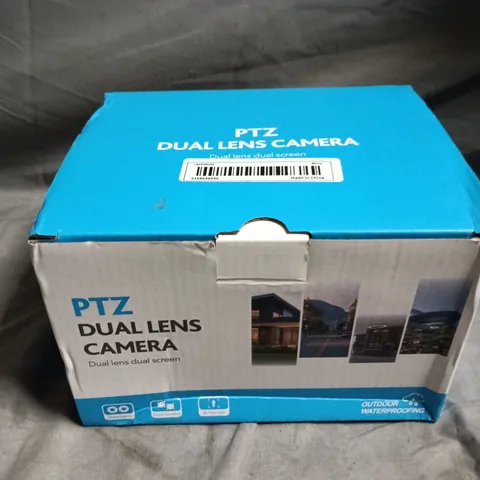 BOXED PTZ DUAL LENS SECURITY CAMERA 
