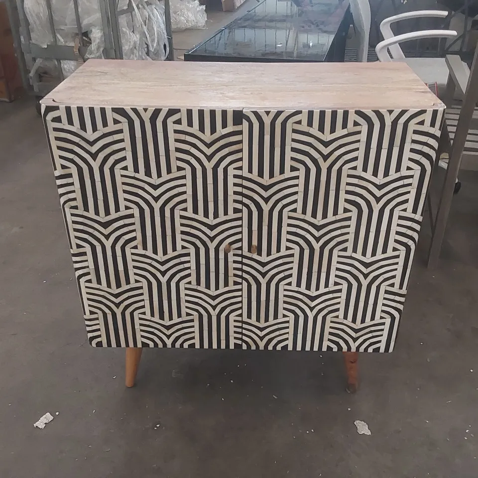 DESIGNER WOODEN 2 DOOR CABINET