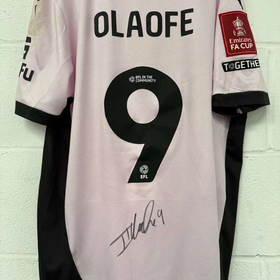 #9 - Tanto Olaofe - FA Cup Football Shirt 24/25 - Size L - Signed