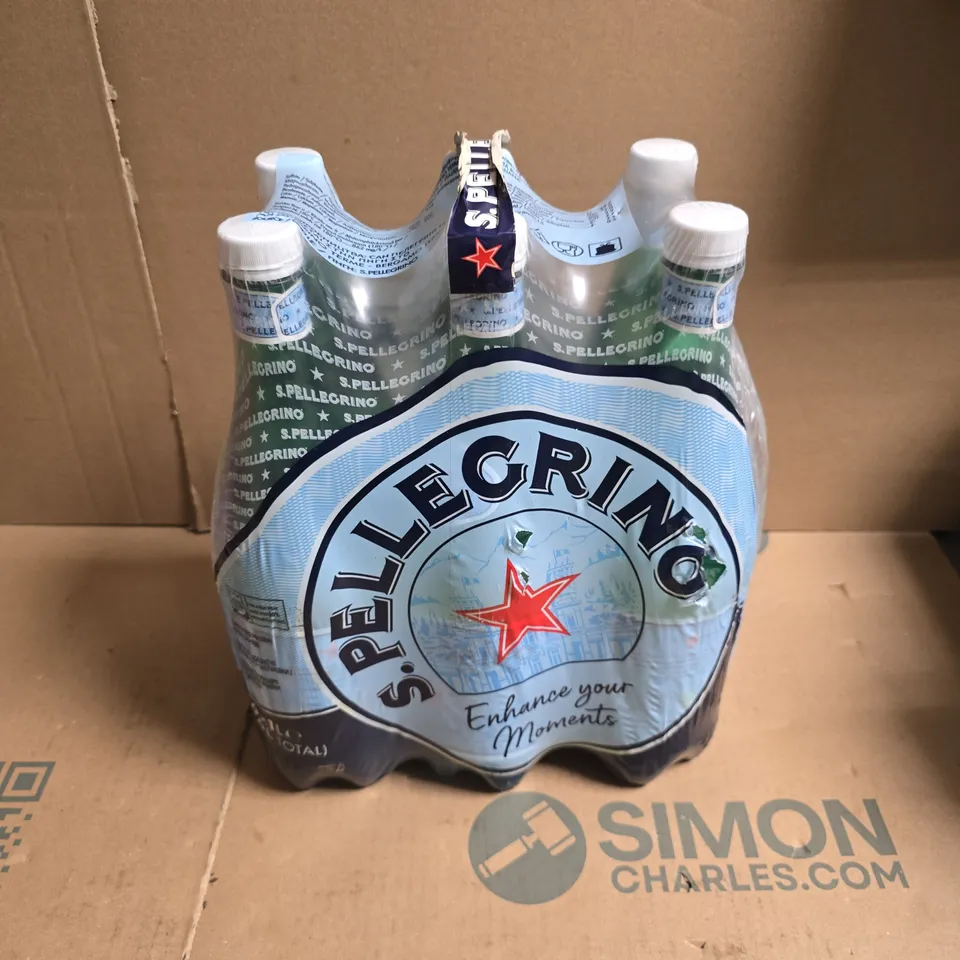 S.PELLEGRINO SPARKLING WATER (6 PACK - 1L)