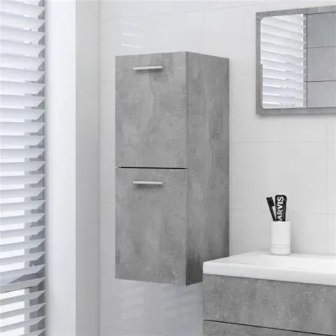 BOXED KREMENA 29.92CM W X 79.85CM H X 29.92CM D WALL MOUNTED BATHROOM CABINET