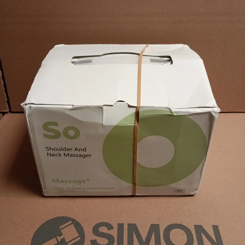 SO SHOULDER AND NECK MASSAGER – BOXED