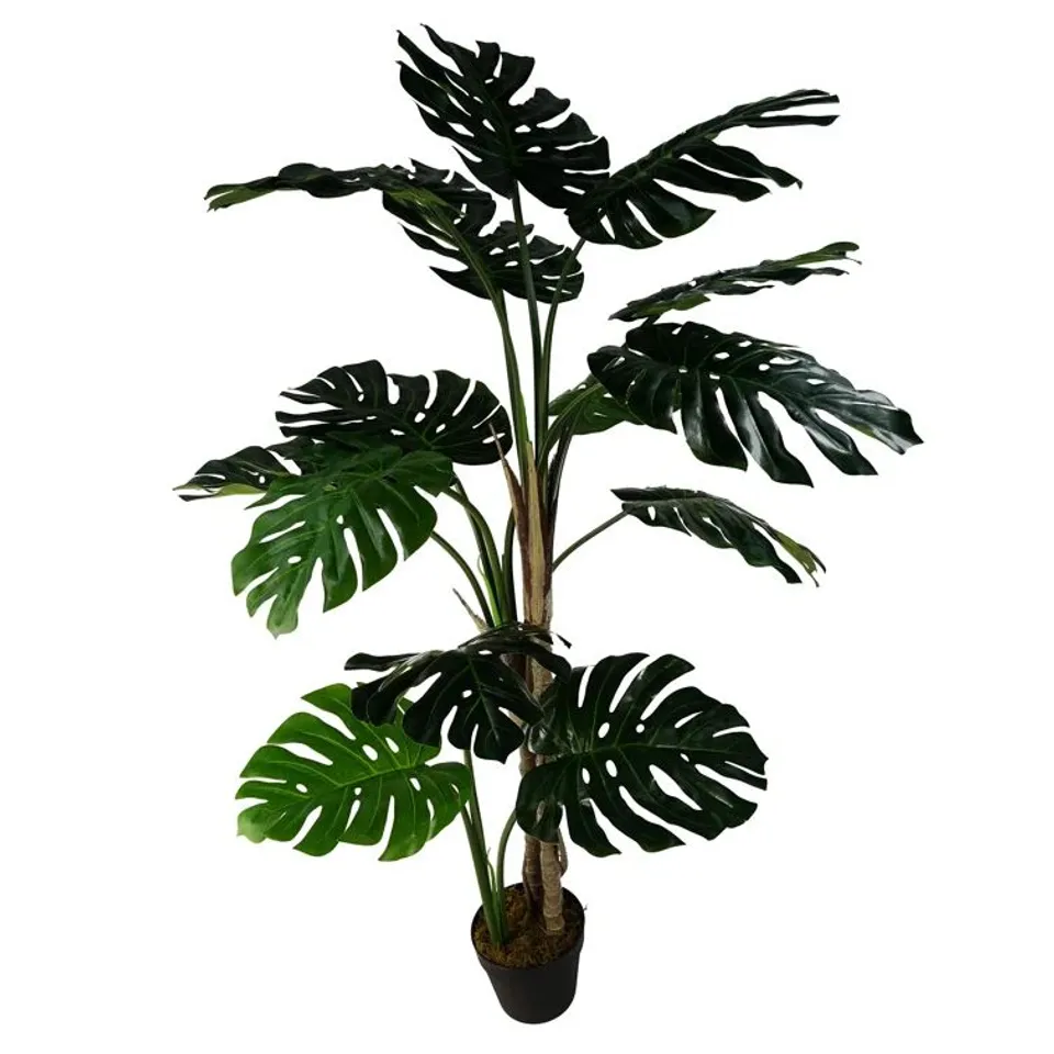 BOXED 150CM FAUX MONSTERA TREE IN POT
