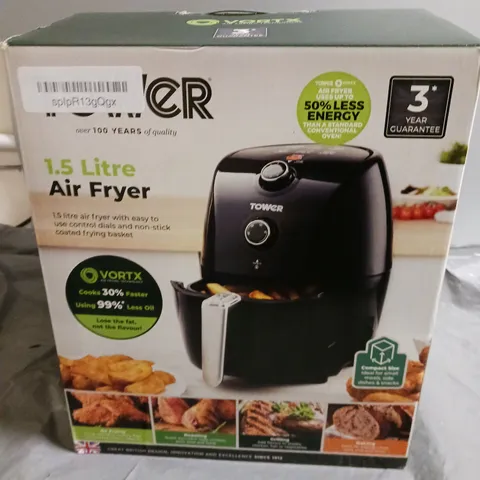 TOWER T17025 COMPACT AIR FRYER 1.5L - BLACK