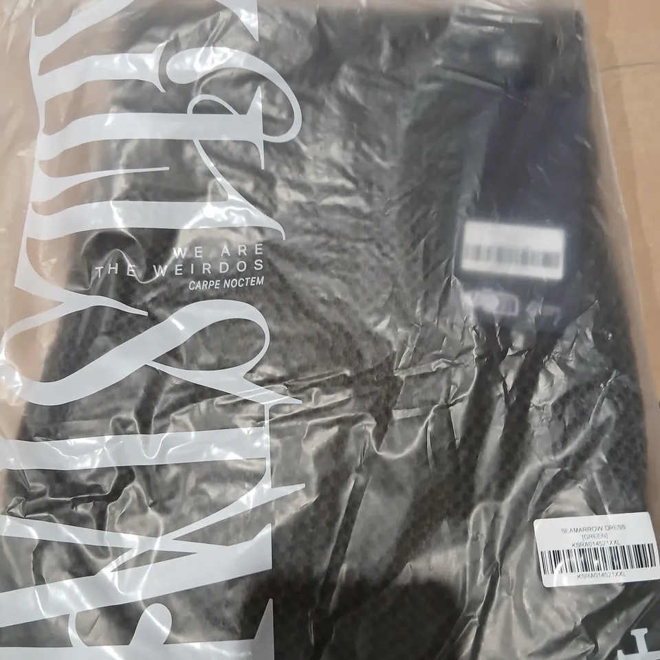 APPROXIMATELY 23 BRAND NEW KILLSTAR SEAMARROW DRESS GREEN